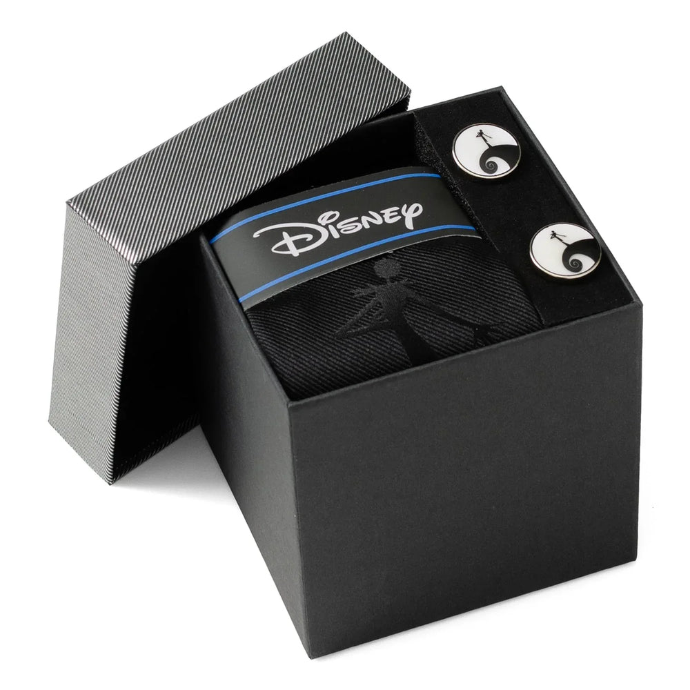 Disney The Nightmare Before Christmas Jack Skellington Necktie and Cufflinks Gift Set - Cufflinks.com - Flyclothing LLC