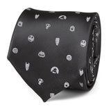 Disney The Nightmare Before Christmas Black Gray Men's Tie - Cufflinks.com - Flyclothing LLC