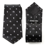 Disney The Nightmare Before Christmas Black Gray Men's Tie - Cufflinks.com - Flyclothing LLC