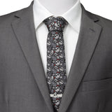 Disney The Nightmare Before Christmas Black Gray Pattern Men's Tie - Cufflinks.com - Flyclothing LLC
