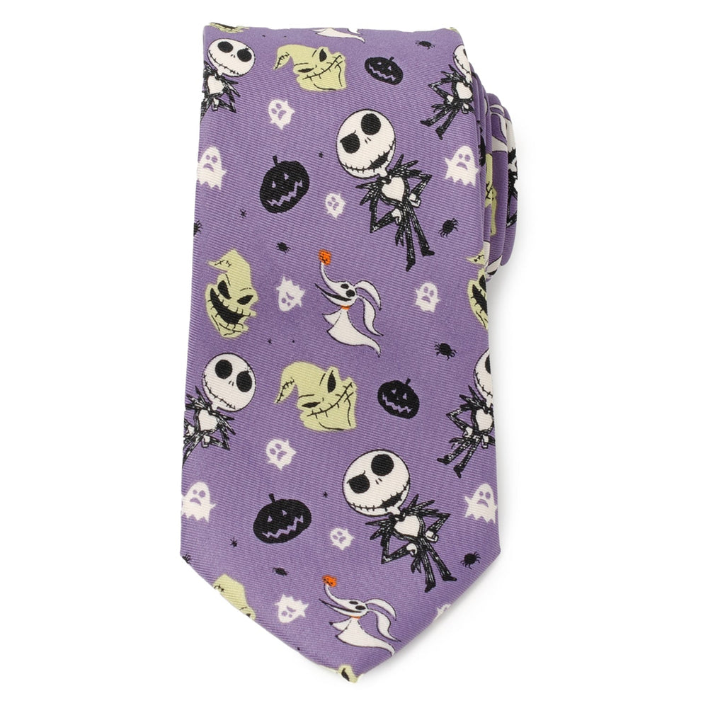 Disney The Nightmare Before Christmas Purple Men's Tie - Cufflinks.com - Flyclothing LLC
