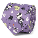 Disney The Nightmare Before Christmas Purple Men's Tie - Cufflinks.com - Flyclothing LLC