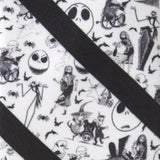 Disney The Nightmare Before Christmas Striped Black Men's Tie