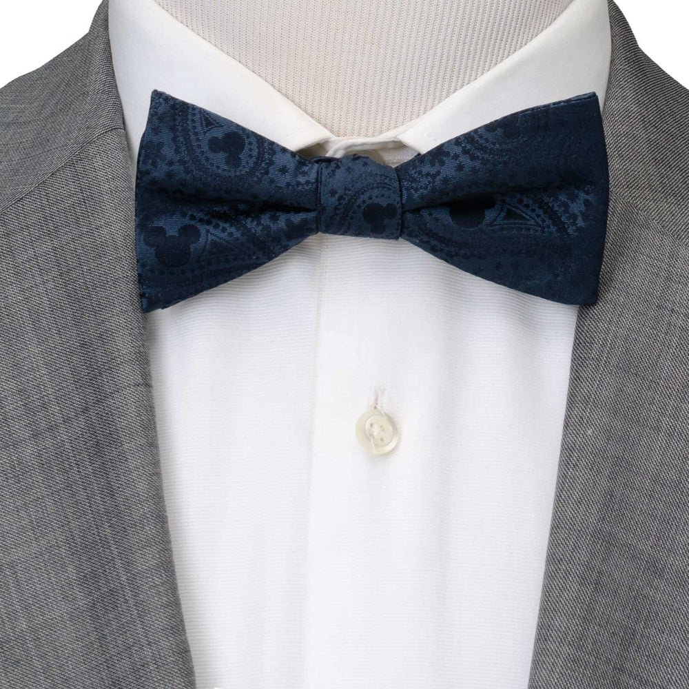 Disney Mickey Mouse Navy Paisley Bow Tie - Cufflinks.com - Flyclothing LLC