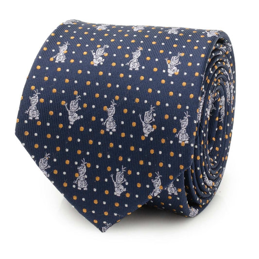 Disney Frozen Olaf Dot Motif Men's Tie - Cufflinks.com - Flyclothing LLC