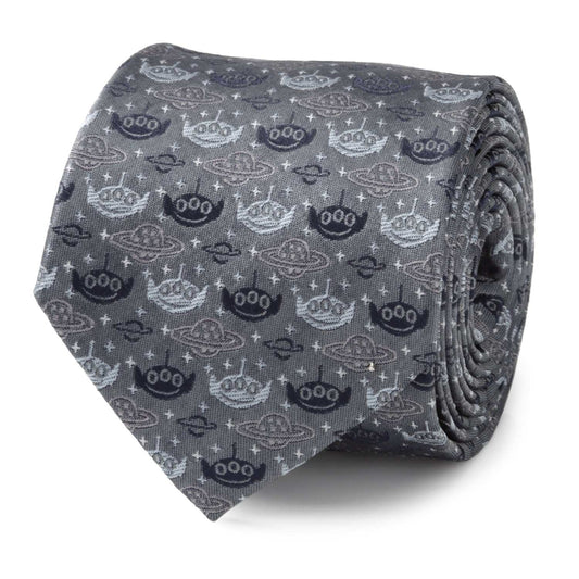 Disney Pixar Toy Story Alien Gray Men's Tie - Cufflinks.com - Flyclothing LLC