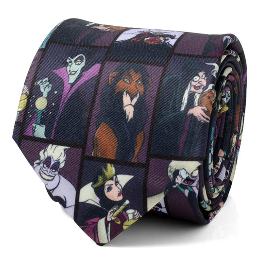 Disney Villains Dark Pattern Men's Tie - Cufflinks.com - Flyclothing LLC