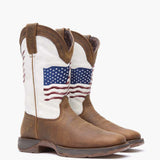 Lady Rebel by Durango® Women's Distressed Flag Embroidery Western Boot - Durango - Flyclothing LLC