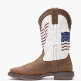 Lady Rebel by Durango® Women's Distressed Flag Embroidery Western Boot - Durango - Flyclothing LLC