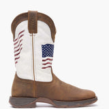 Lady Rebel by Durango® Women's Distressed Flag Embroidery Western Boot - Durango - Flyclothing LLC
