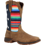 Lady Rebel by Durango® Women's Dusty Brown Serape Flag Western Boot - Durango - Flyclothing LLC