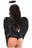 Daisy Corsets Top Drawer 4 PC Pin-Up Dark Angel Corset Costume - Daisy Corsets - Flyclothing LLC