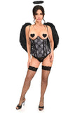 Daisy Corsets Lavish 3 PC Gothic Dark Angel Corset Costume - Daisy Corsets - Flyclothing LLC