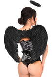Daisy Corsets Lavish 3 PC Gothic Dark Angel Corset Costume - Daisy Corsets - Flyclothing LLC