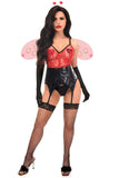 Daisy Corsets Lavish 4 PC Sexy Ladybug Lingerie Costume - Daisy Corsets - Flyclothing LLC