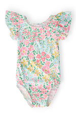 Daffodils S/S Flutter Sleeve Leotard