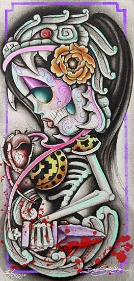 Black Market Art Company Dagger Print - Black Market Art Company - Flyclothing LLC