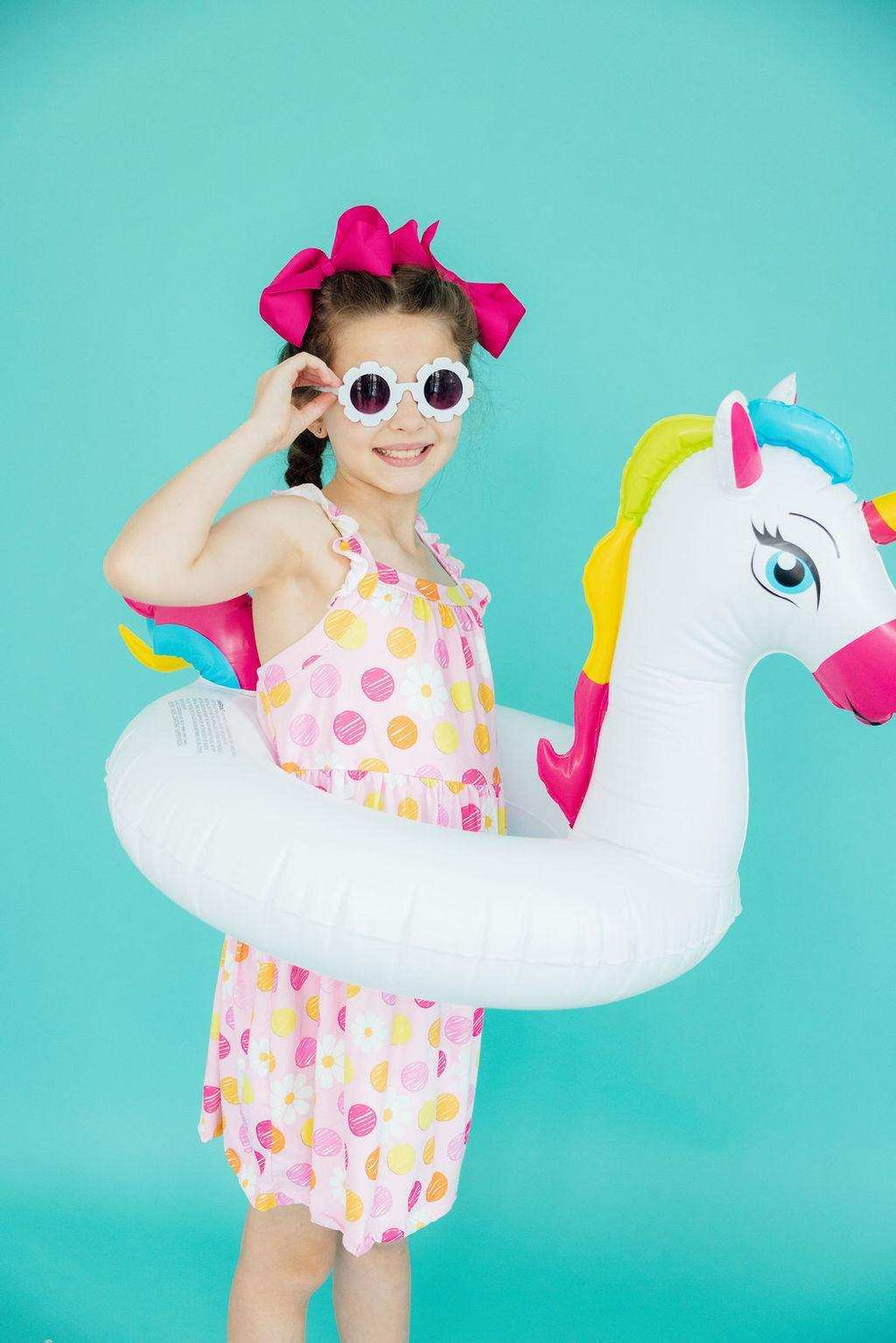 SALE Daisy Doodles Ruffle Cross Back Dress - Mila & Rose ® - Flyclothing LLC