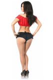 Daisy Corsets Red Peasant Top - Daisy Corsets - Flyclothing LLC