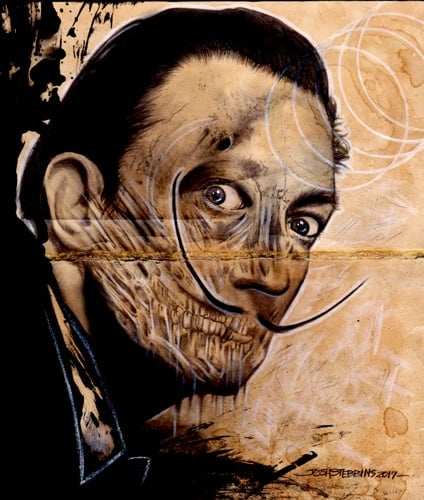 Black Market Art Company Dali Dead Print - Black Market Art Company - Flyclothing LLC