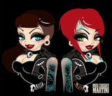 Black Market Art Company Dani and Cherry Print - Black Market Art Company - Flyclothing LLC