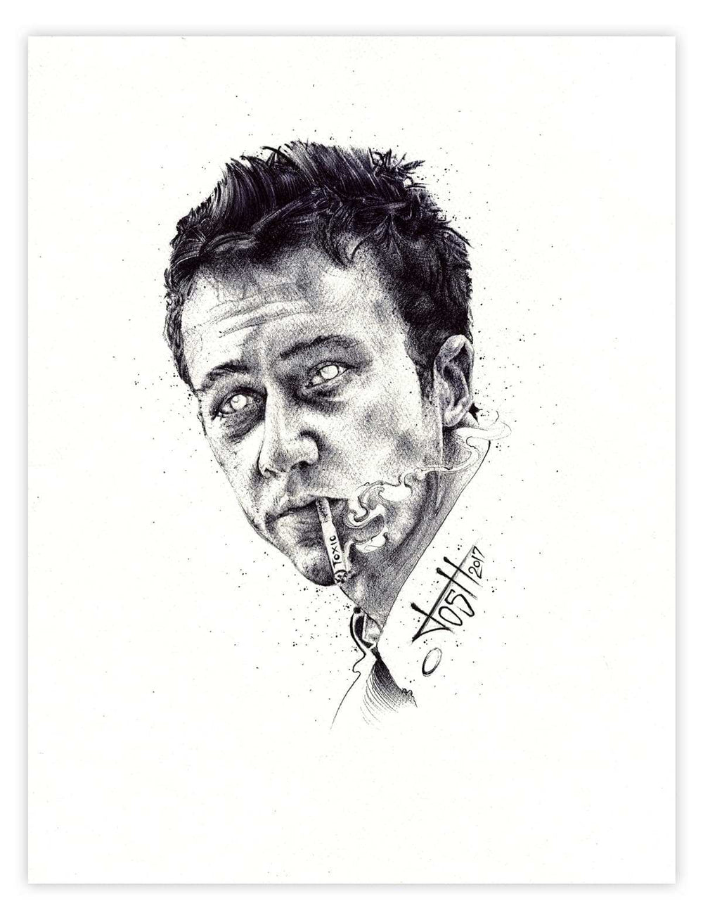 Black Market Art Company Dark Edward Norton Print - Black Market Art Company - Flyclothing LLC