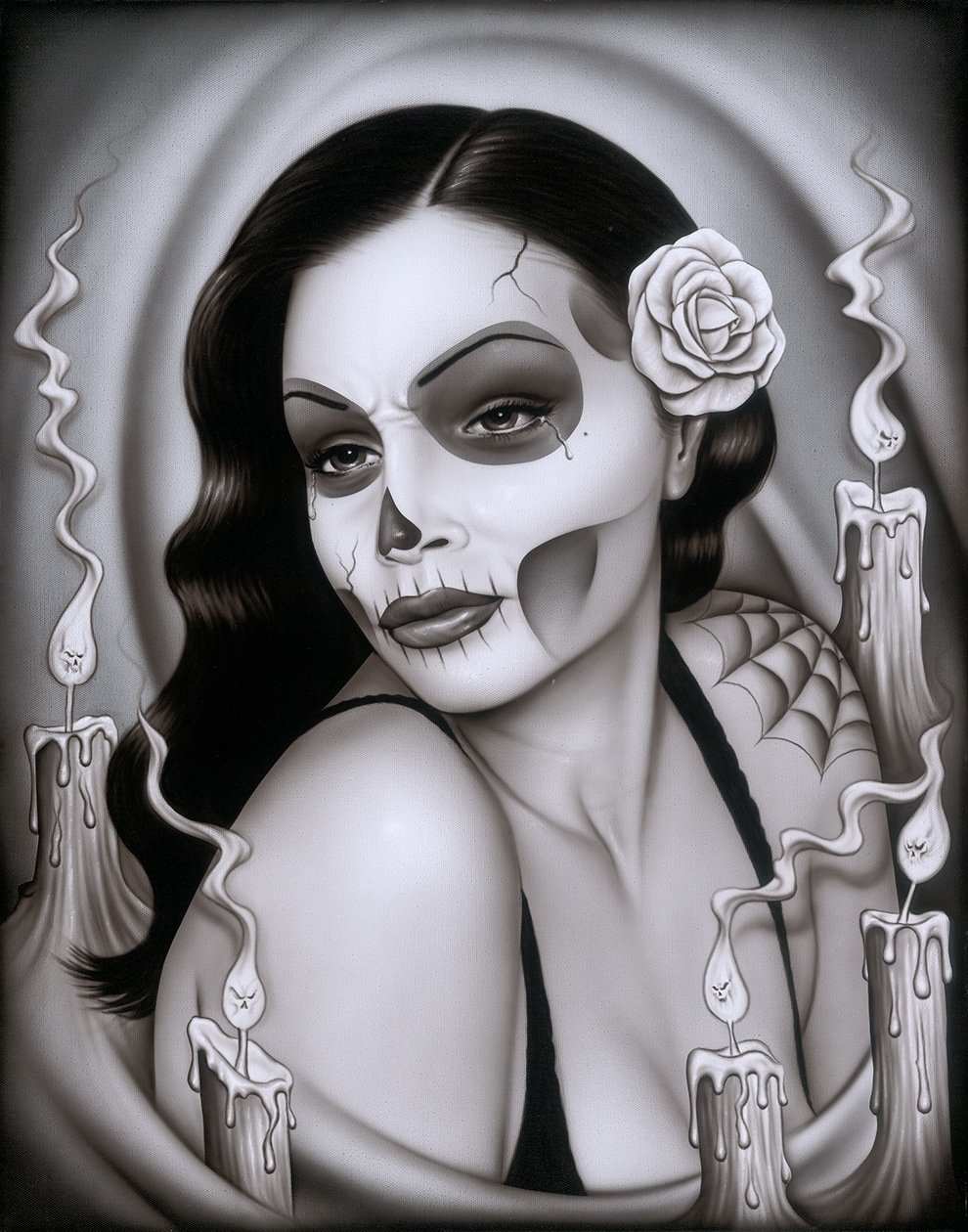 Black Market Art Company Day of the Dead Aria Print - Black Market Art Company - Flyclothing LLC