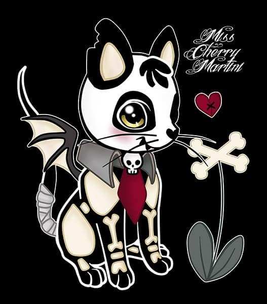 Black Market Art Company Dead Kitty Print - Black Market Art Company - Flyclothing LLC