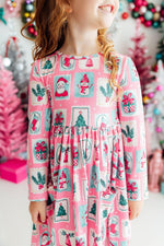 Dear Santa L/S Pocket Twirl Dress - Mila & Rose ® - Flyclothing LLC