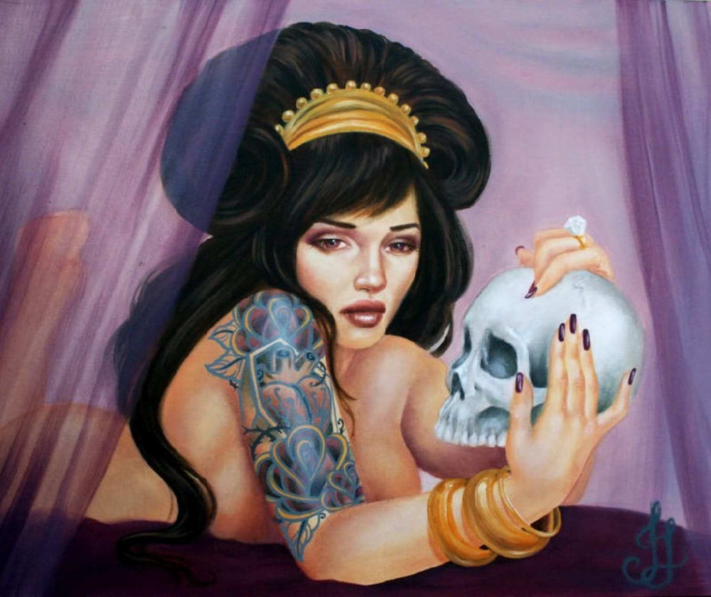 Black Market Art Company Death Bed Print - Black Market Art Company - Flyclothing LLC