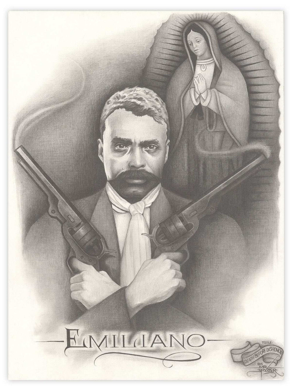 Black Market Art Company Death Before Dishonor Print - Black Market Art Company - Flyclothing LLC