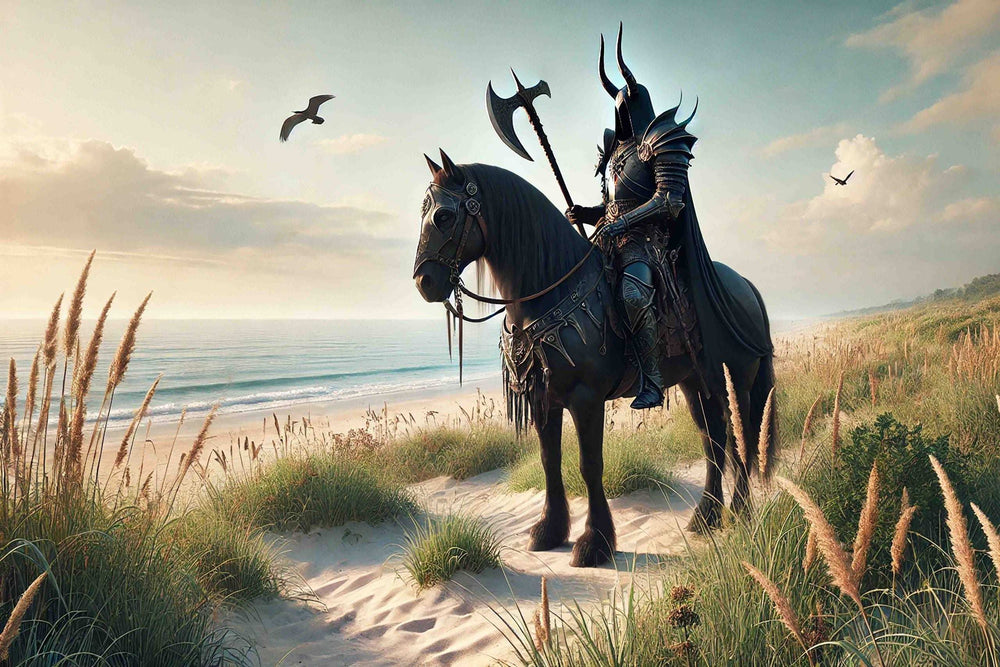 Black Market Art Company DEATH ON VACATION Fantasy Art Prints Print - Black Market Art Company - Flyclothing LLC