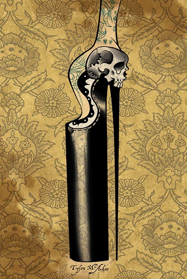 Black Market Art Company Death Of Me Print - Black Market Art Company - Flyclothing LLC