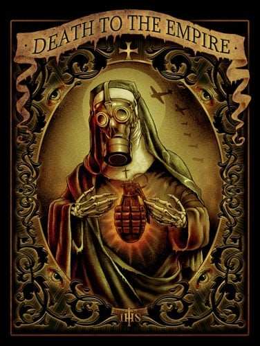 Black Market Art Company Death to the Empire Sacred Print - Black Market Art Company - Flyclothing LLC