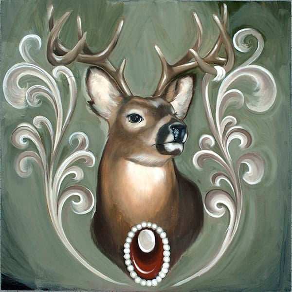 Black Market Art Company Deer Print - Black Market Art Company - Flyclothing LLC