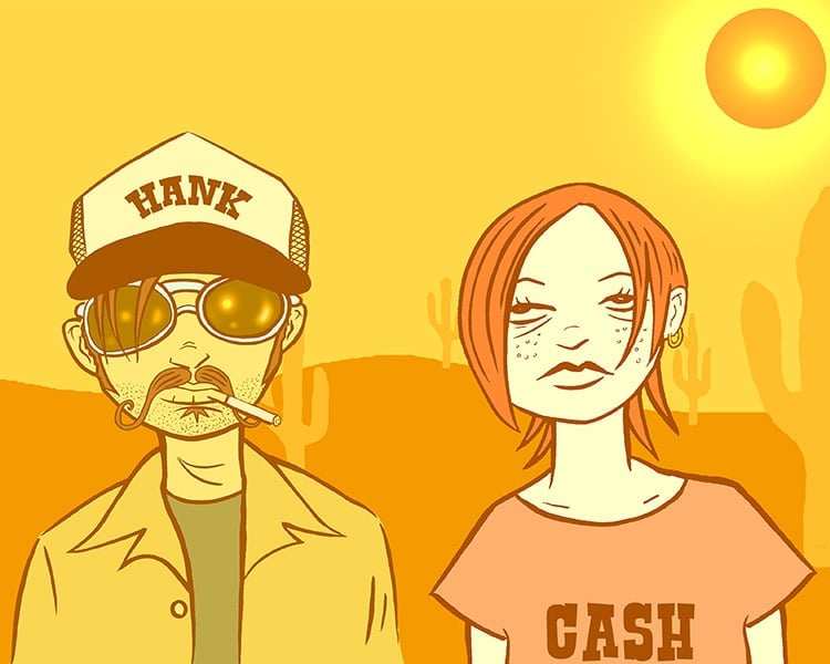 Black Market Art Company Desert Love Print - Black Market Art Company - Flyclothing LLC