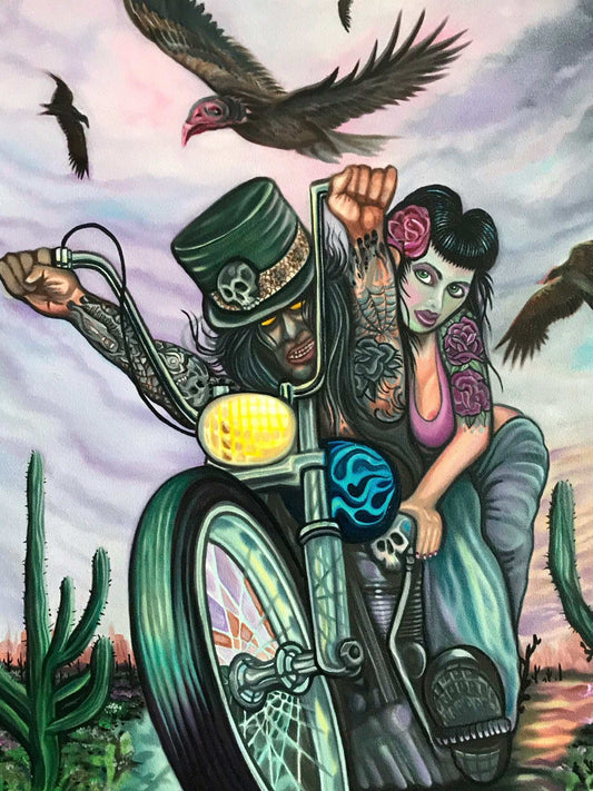 Black Market Art Company Desert Ride Print - Black Market Art Company - Flyclothing LLC