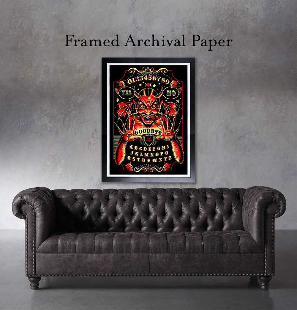Black Market Art Company Devil Spirit Board Print - Black Market Art Company - Flyclothing LLC