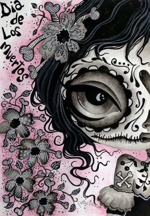 Black Market Art Company Dez Dia De Los Muertos Print - Black Market Art Company - Flyclothing LLC