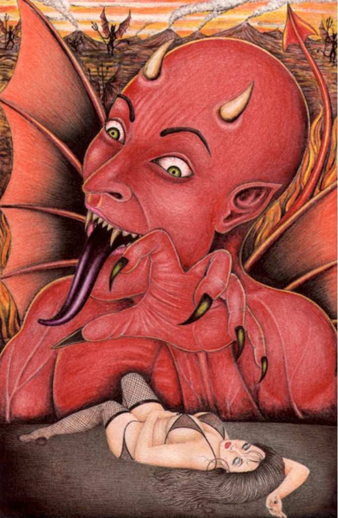 Black Market Art Company Diablo Print - Black Market Art Company - Flyclothing LLC