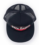 Black Market Art Company Diamond Trucker Hat Print - Black Market Art Company - Flyclothing LLC