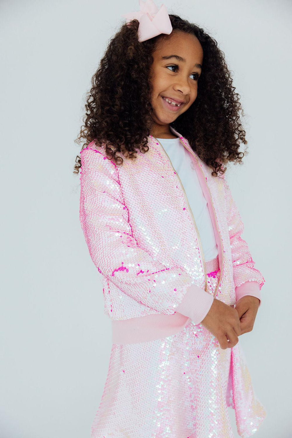 Diva Pink Flip Sequin Jacket - Mila & Rose ® - Flyclothing LLC