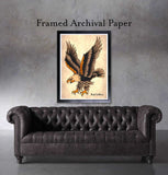 Black Market Art Company Diving Eagle Print - Black Market Art Company - Flyclothing LLC