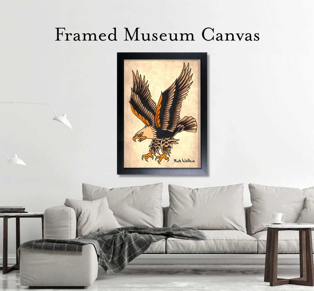 Black Market Art Company Diving Eagle Print - Black Market Art Company - Flyclothing LLC