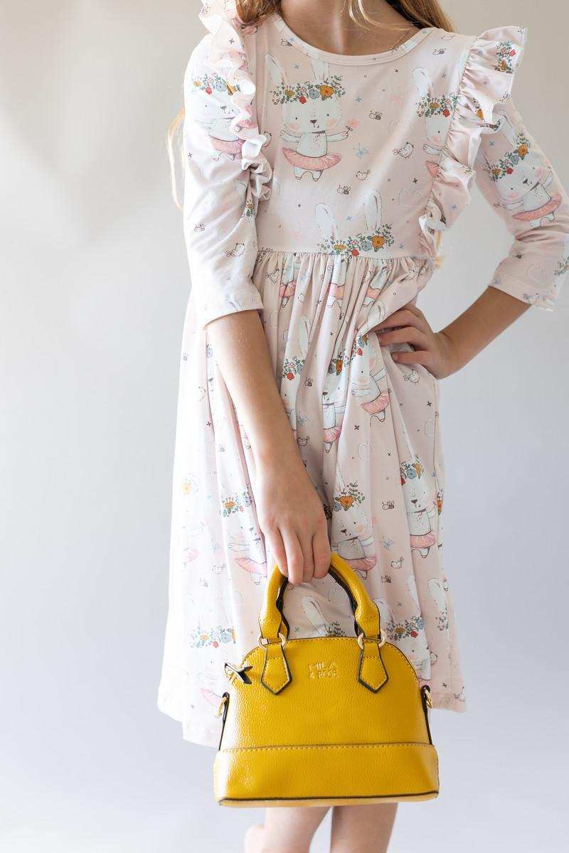 SALE Don't Worry, Be Hoppy Ruffle Twirl Dress - Mila & Rose ® - Flyclothing LLC