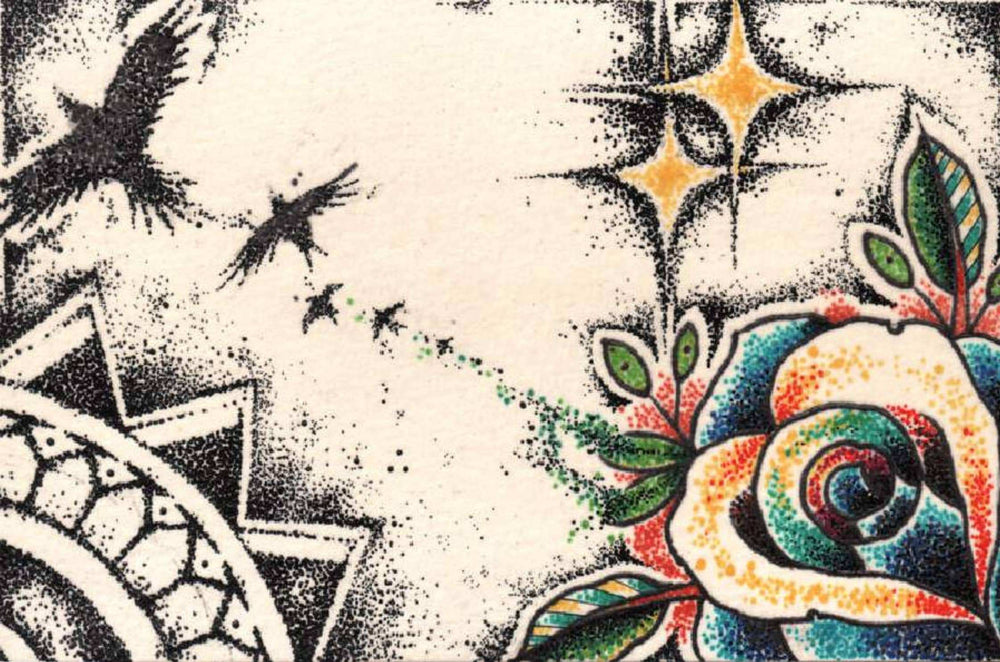 Black Market Art Company Dos Estrellas Print - Black Market Art Company - Flyclothing LLC