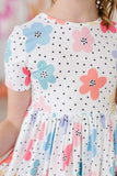 Dots & Daisies S/S Pocket Twirl Dress - Mila & Rose ® - Flyclothing LLC