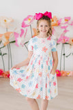 Dots & Daisies S/S Pocket Twirl Dress - Mila & Rose ® - Flyclothing LLC