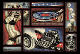 Black Market Art Company Dragster Lounge Print - Black Market Art Company - Flyclothing LLC