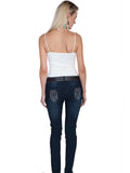 Scully Leather limited edition blue jeans w/pocket embellishments - Scully Leather - Flyclothing LLC